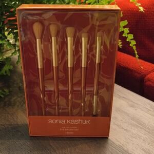 Sonia Kashuk, Make Up Rose Gold Handle Brush Collection NIB/NWT